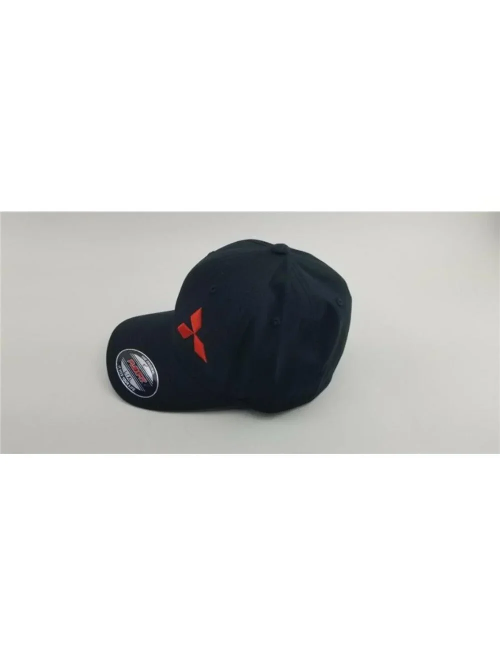 Mitsubishi Motors Logo Embroidered Black Flexfit L/XL Hat Lancer Evo Cap Retro